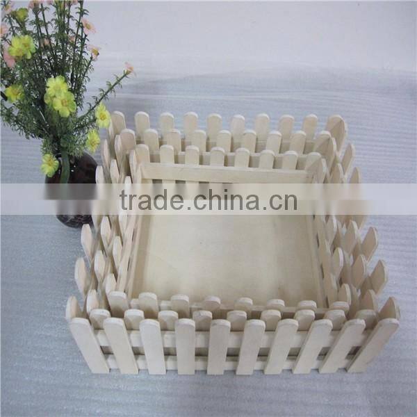 natural wood home decoration /garden fence