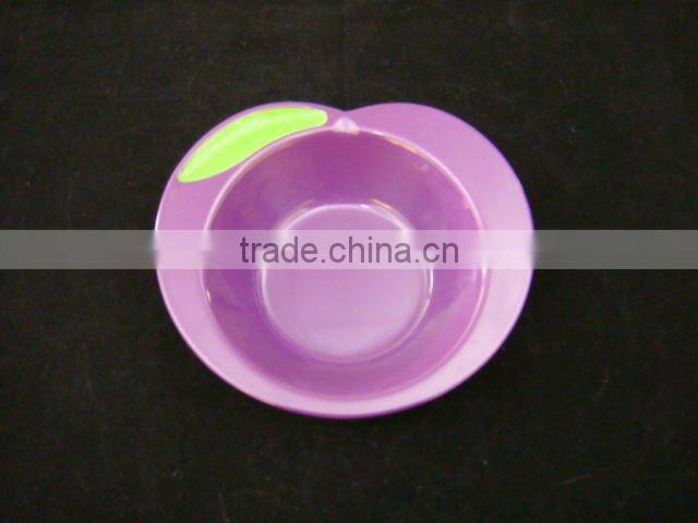 Flower shaped melamine salad bowl