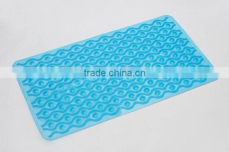 Top grade hot-sale grass shaped popular pvc bath mat