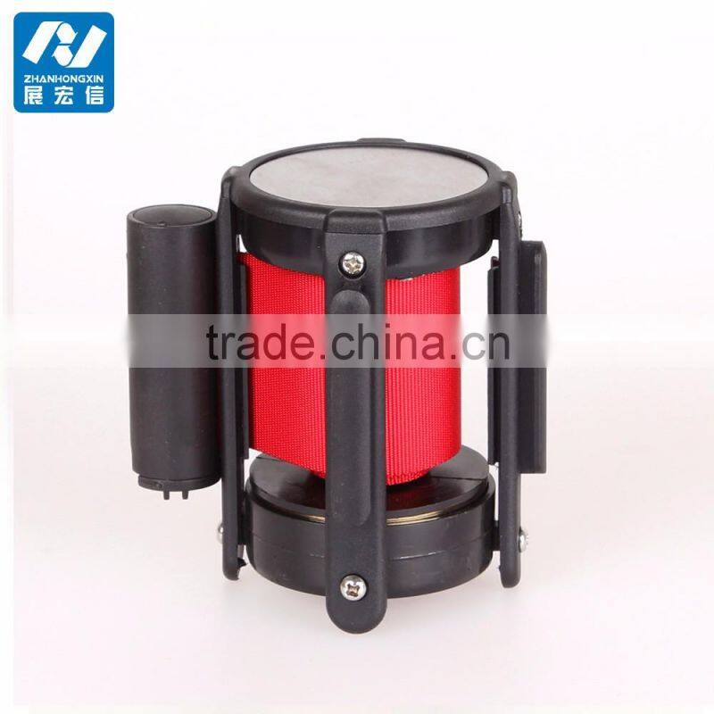 3m Plastic retractable belt mechanism four ways stanchion belt cassette
