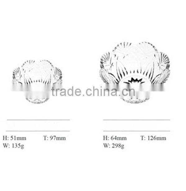 Wholesale high quality elegant glass bowl salad glass bowl