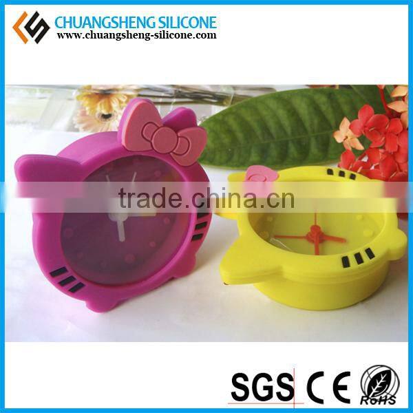 loverly animal shape silicon table clock