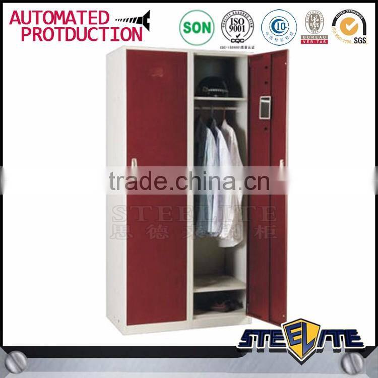 Industrial metal furniture 2 doors golf bag storage locker