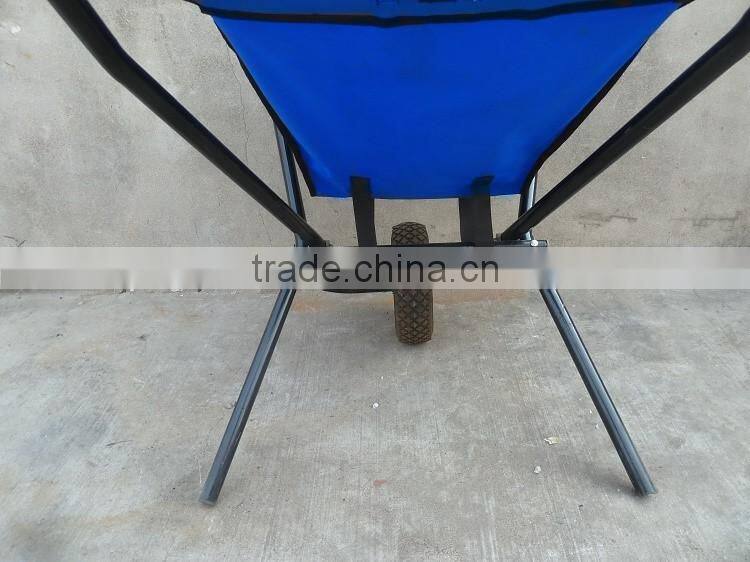 2016 hot selling folding fabric wheelbarrow used for lightweight stuff
