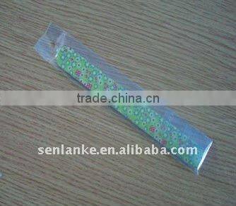 green cartoon stripe nail file