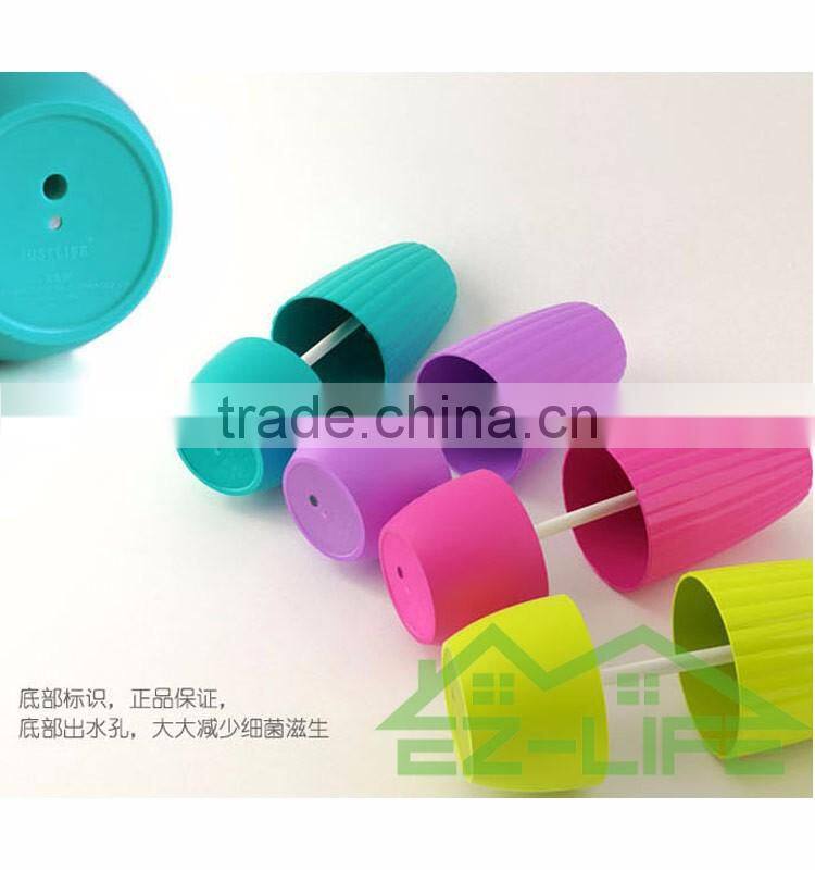 ABS Cute unique multi-functional plastic toothbrush holder with Cup