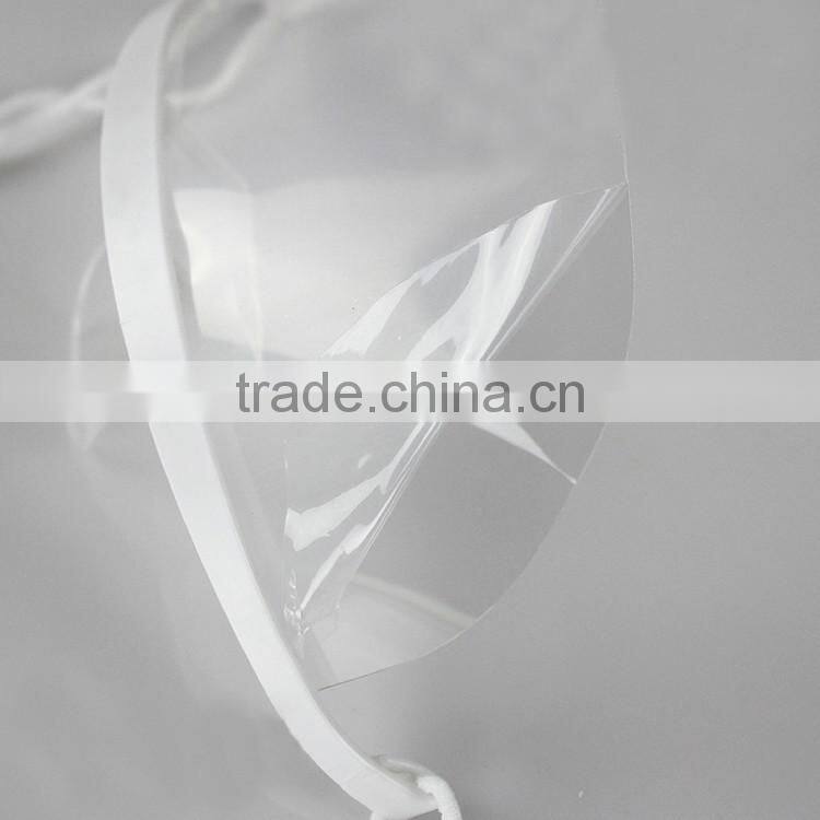 Factory high quality good price clear plastic transparent face mask for food service,hotel and beauty salon in brazil market