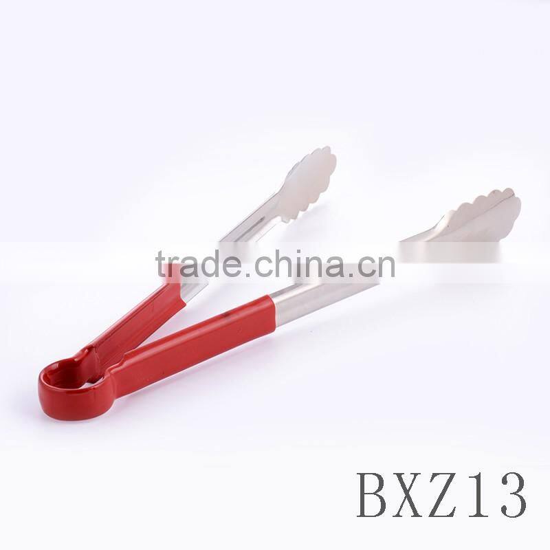 BXZ13 Hot sale High quality kitchen gadgets stainless steel fruit tongs