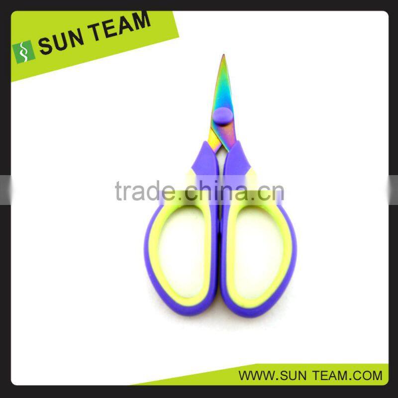 SC201T 5-1/2" Colorful beauty titanium coated mini scissors