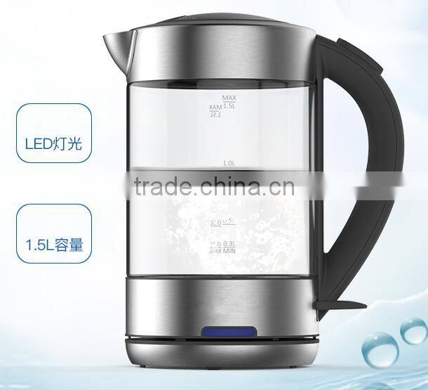 pyrex glass tea pot 2200w 1.7L