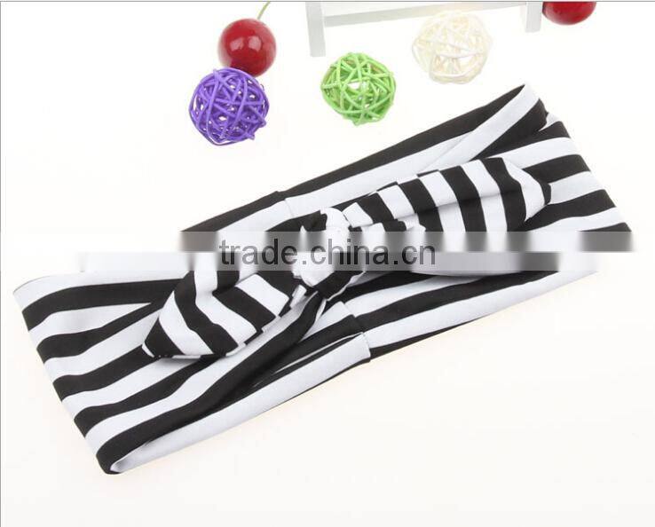 Fashion Rabbit ears headband boutique cotton baby headband wholesale