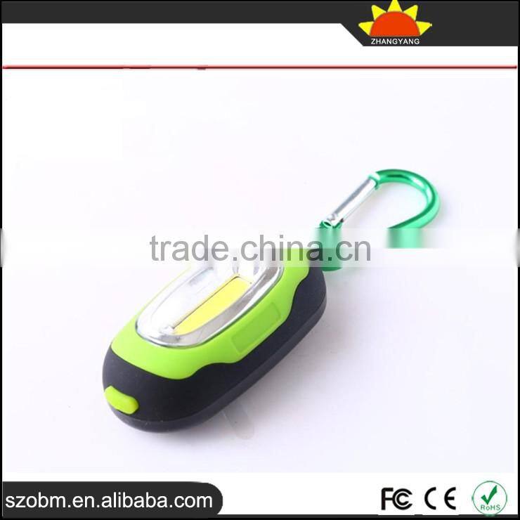 New Arrival Outdoor COB Led Keychain,Plastic Mini Led Flashlight Keychain