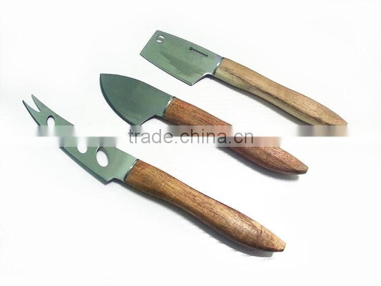 hot sale 5pcs Stainless steel cheese knife set,cheese tool