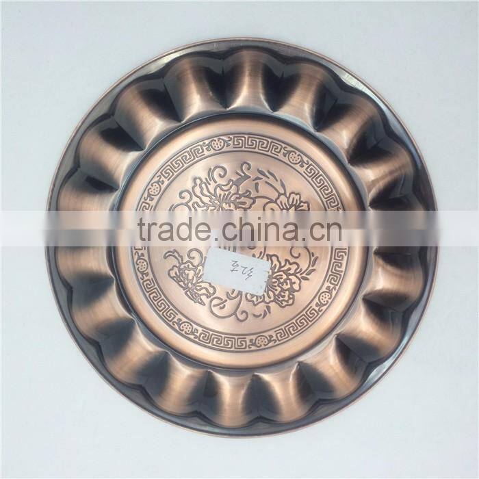 Hot sale high quality decorative stainless steel tray for wedding