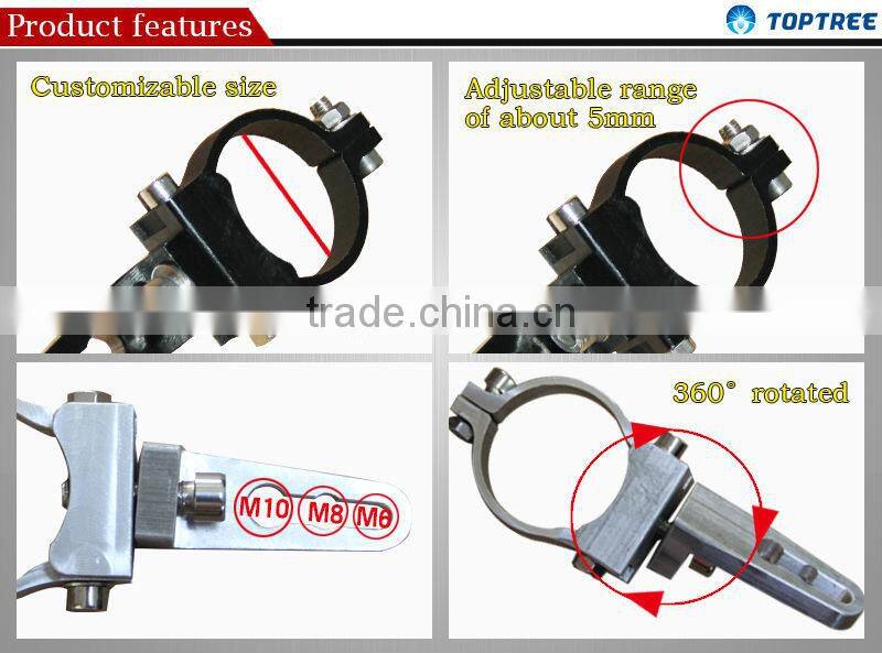 1'' 1.25'' 1.5'' 1.625'' 1.75'' 2'' 3'' Adjustable Bumper Bull Bar Lights Bracket