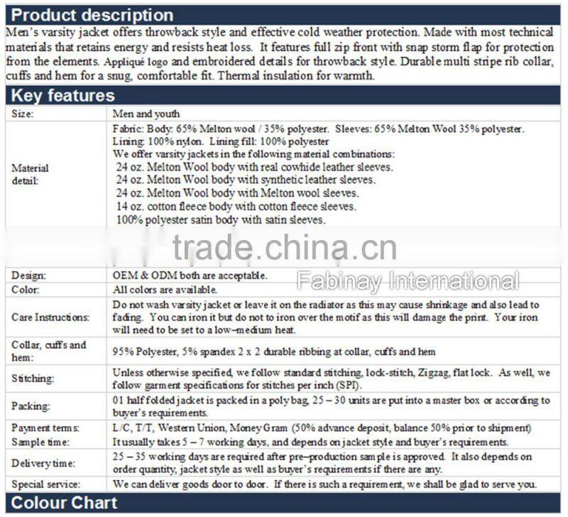 Men's Varsity Jacket