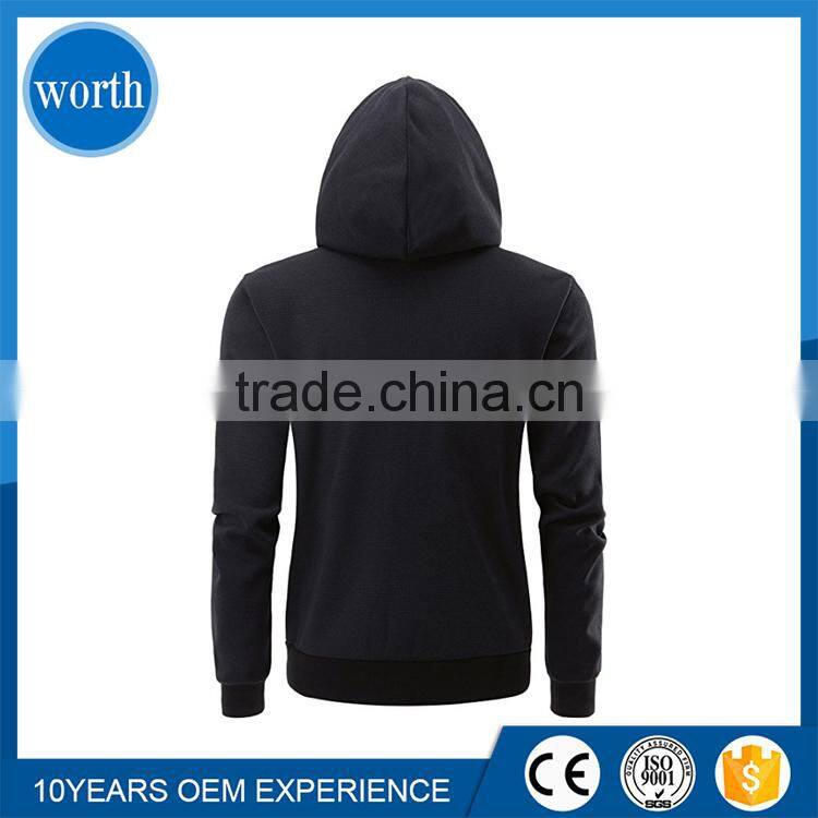 Full Zip Up Man Hoodie Jacket OEM Production in China