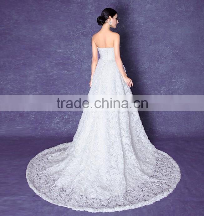 sexy backless lace short front long back wedding dress patterns