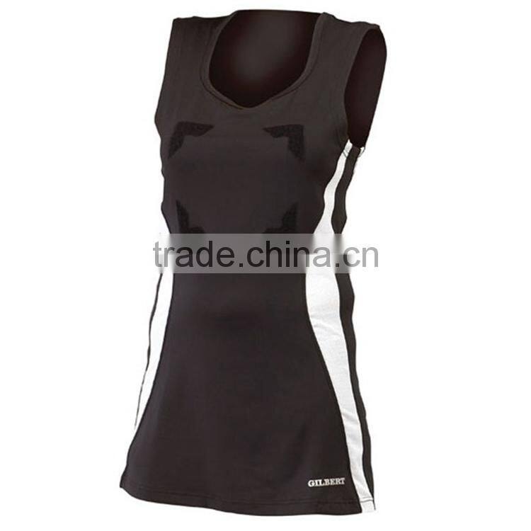 Plus size Sublimated custom girl sex netball jersey and netball dresses skirts with bibs