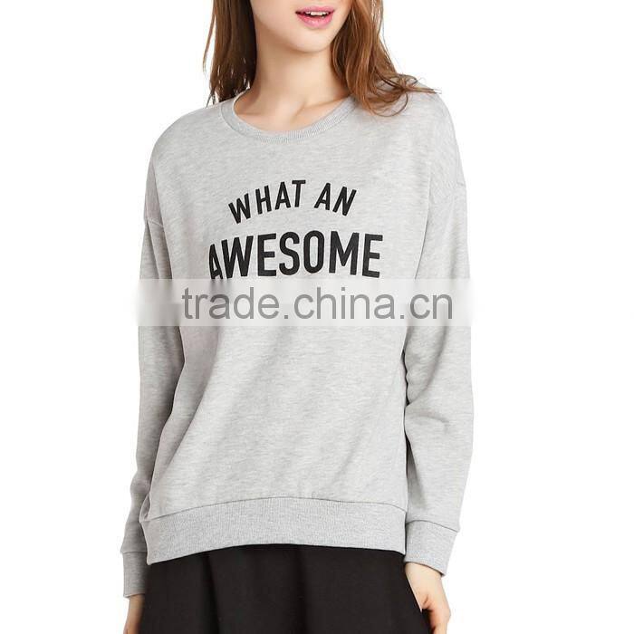 Soft comfy printed latest design sweatshirt