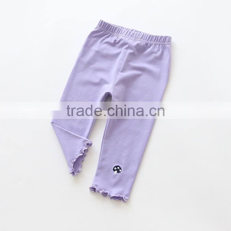 wholesale fashion designer cotton spandex girls ruffle pants and kids dress