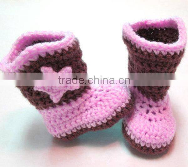 most popular hand crochet free knitting pattern baby shoes