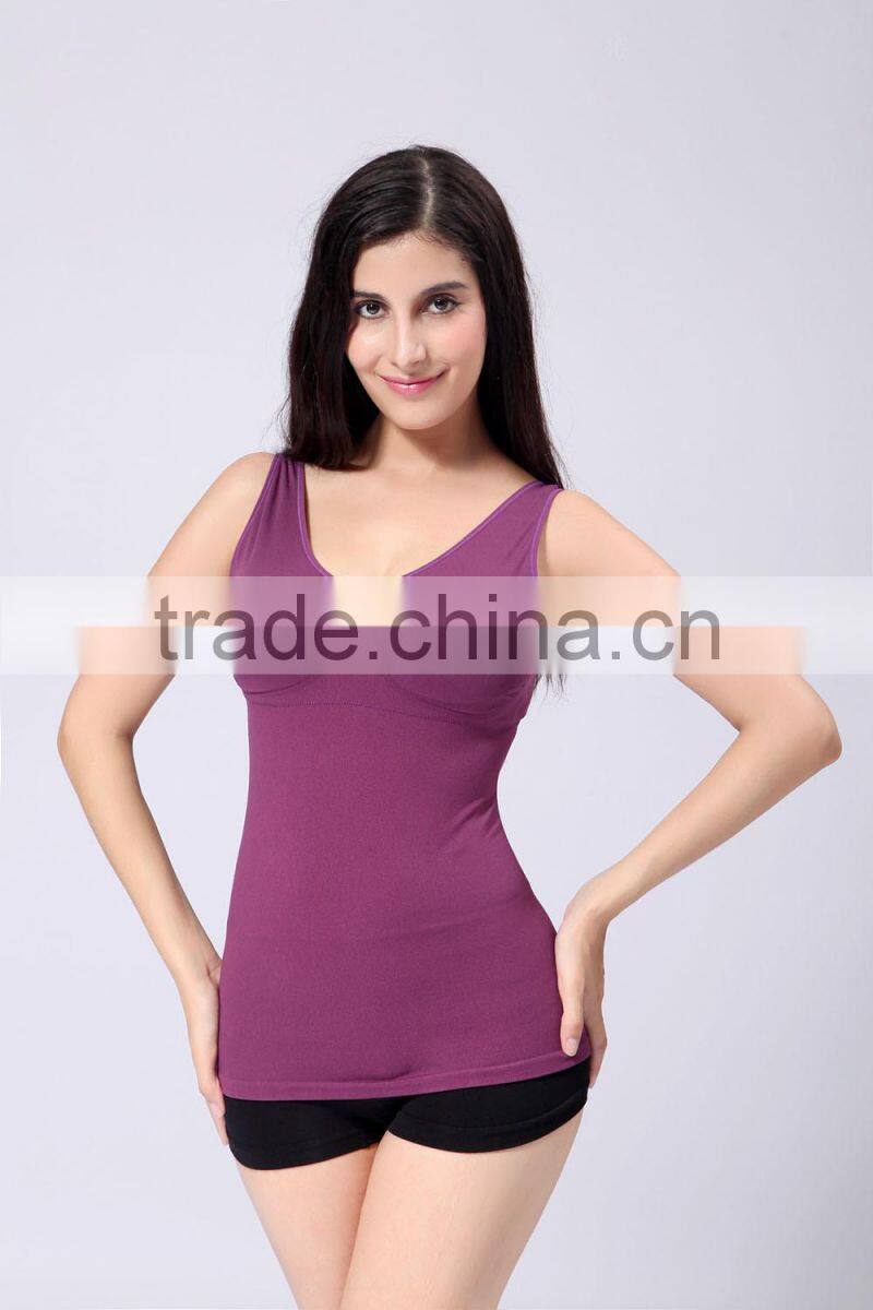polyamide and spandex women yoga camisole women vest