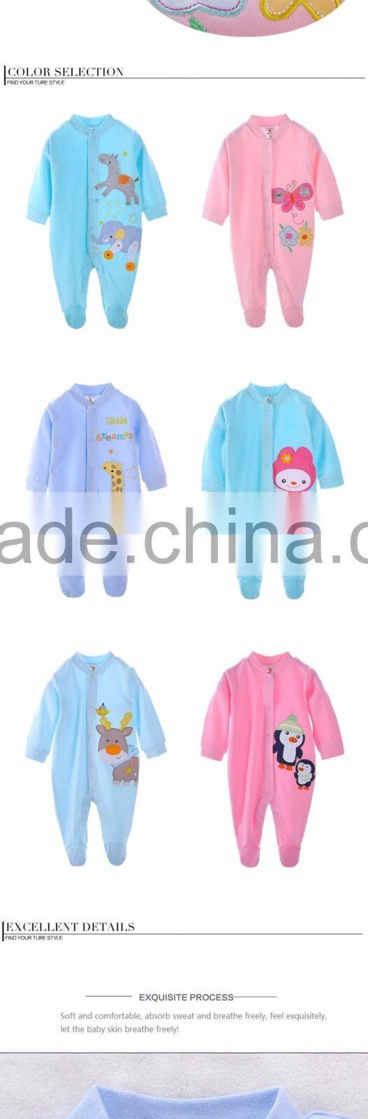 sleeve babysuits/plain romper/newborn romper