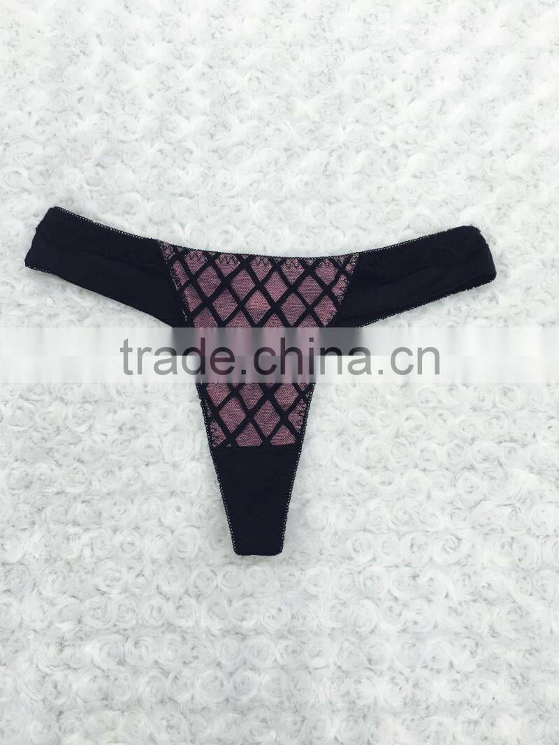 New design fashion sexy women embroidery panty