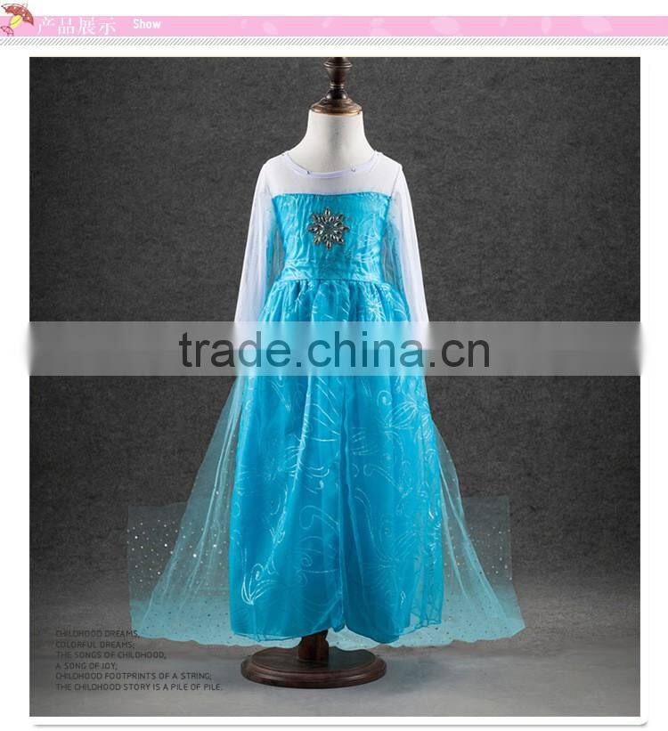 New Model Summer Girl Dress Lace Dress With Flower Baby Dress Kids Clothes