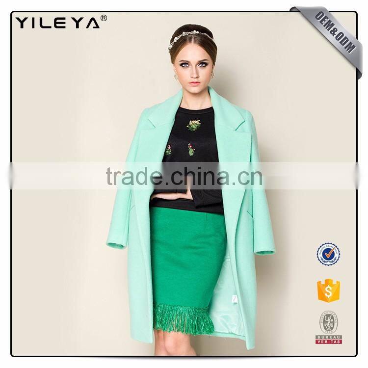 Elegant And Warm Customized Color Stle Woman Jacket Winter Coat