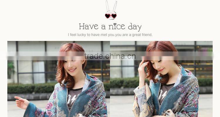 Hot sale women cheap promotional scarves , mix-color shawl scarves from china factory