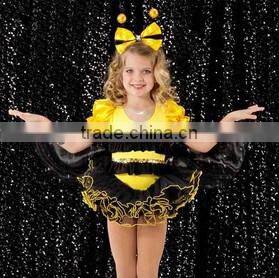 New launched kids ballet lovely bee dancetutu--cute flower girl beedancecostume wear-child&adults flower dance skirt dress