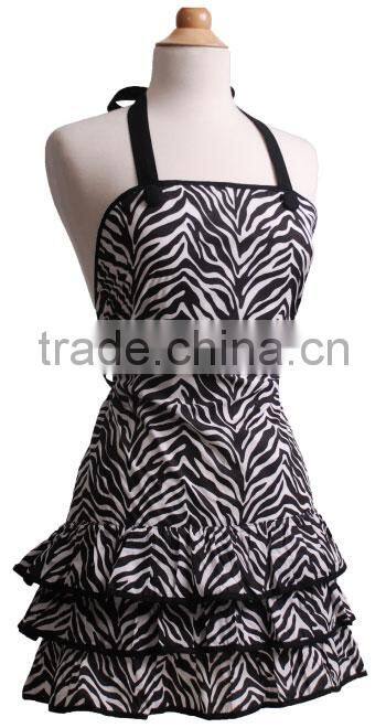 High quality fashion designs various styles customized kitchen apron for option