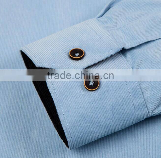 Denim fabric men shirts long sleeve shirts
