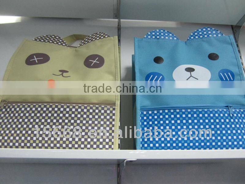 GR-W0103 flower printing insulated lunch bag for women