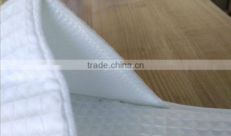 white disposable slipper with waffle farbic for hotel use