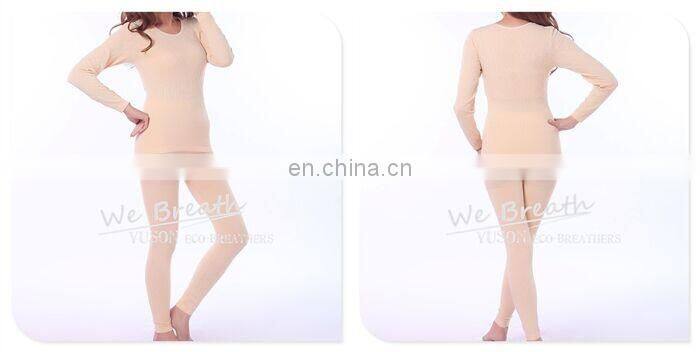Ladies Thermal Underwear Suits Seamless Organic Bamboo