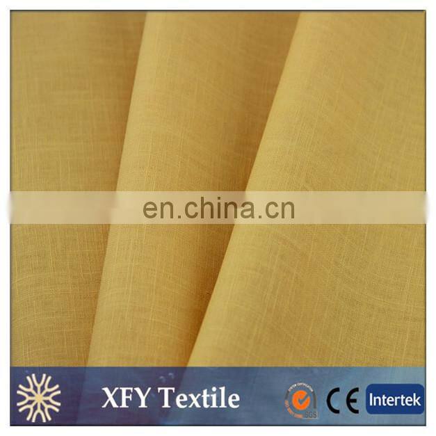 100 ramie fabric plain dyed fabric