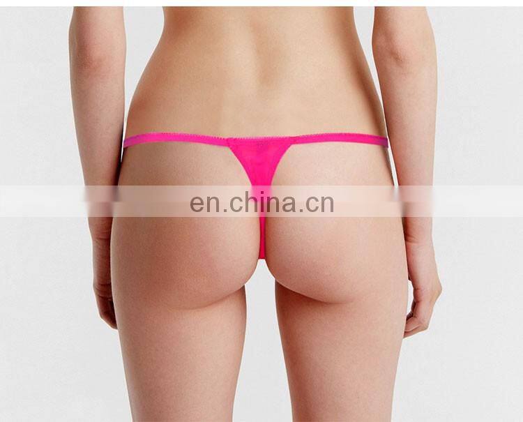 2015 Latest Young Sweet Girl Breathable lace g string pics
