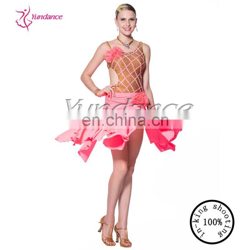 L-14117 New Arrival Ballroom Latin Dance Costumes For Women Children Girl Latin Dance Dress Fringe Latin Dance Dress