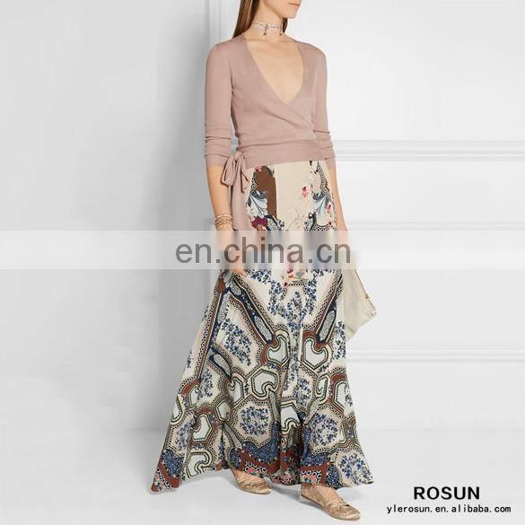 Formal Suits for Women Deep V Neck Cashmere Pullover Sweater