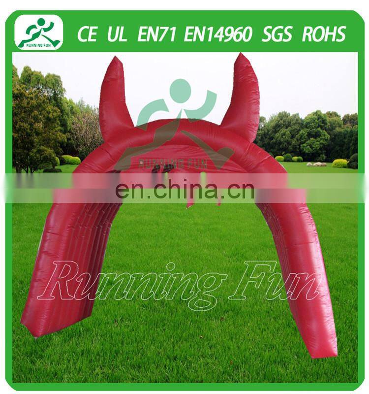 2015 Hot sale outdoor red inflatable advertising tent for event, inflatable tent, inflatable canopy tent