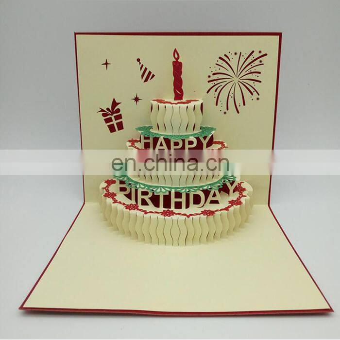happy birthday greeting card 3d pop up greeting card