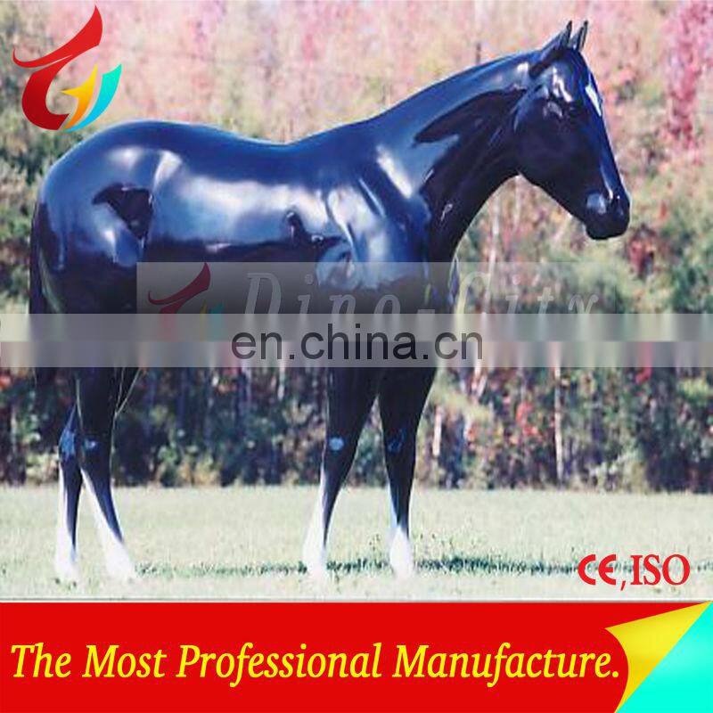 Attractive Lifelike Fiberglass Well Painted Horse