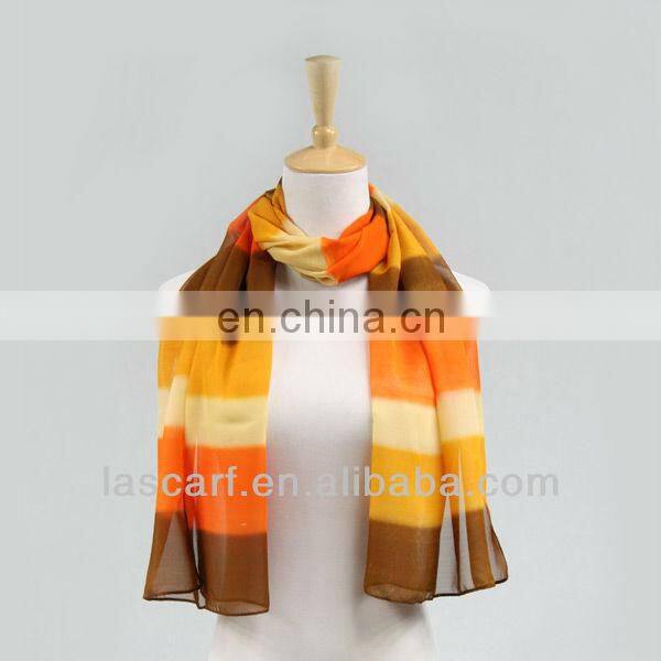 New style rainbow colorful loop scarf
