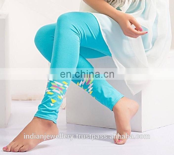 Printed leggings manufacturer, designer leggings exporter,leg-ins wear supplier