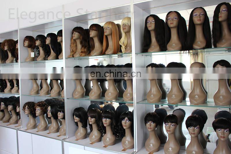 popular long natural black OEM synthetic kinky curl hair Wigs,kinky straight kankekare heat resistant wig