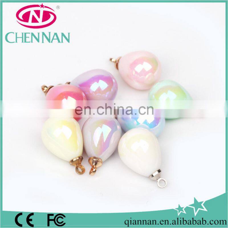 11*17 mm charm classic Yiwu jewelry accessories light pink necklace pendant