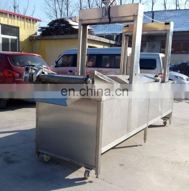 Snacks food fryer machine Potato chips automatic continuous frying machine Peanut frying machine